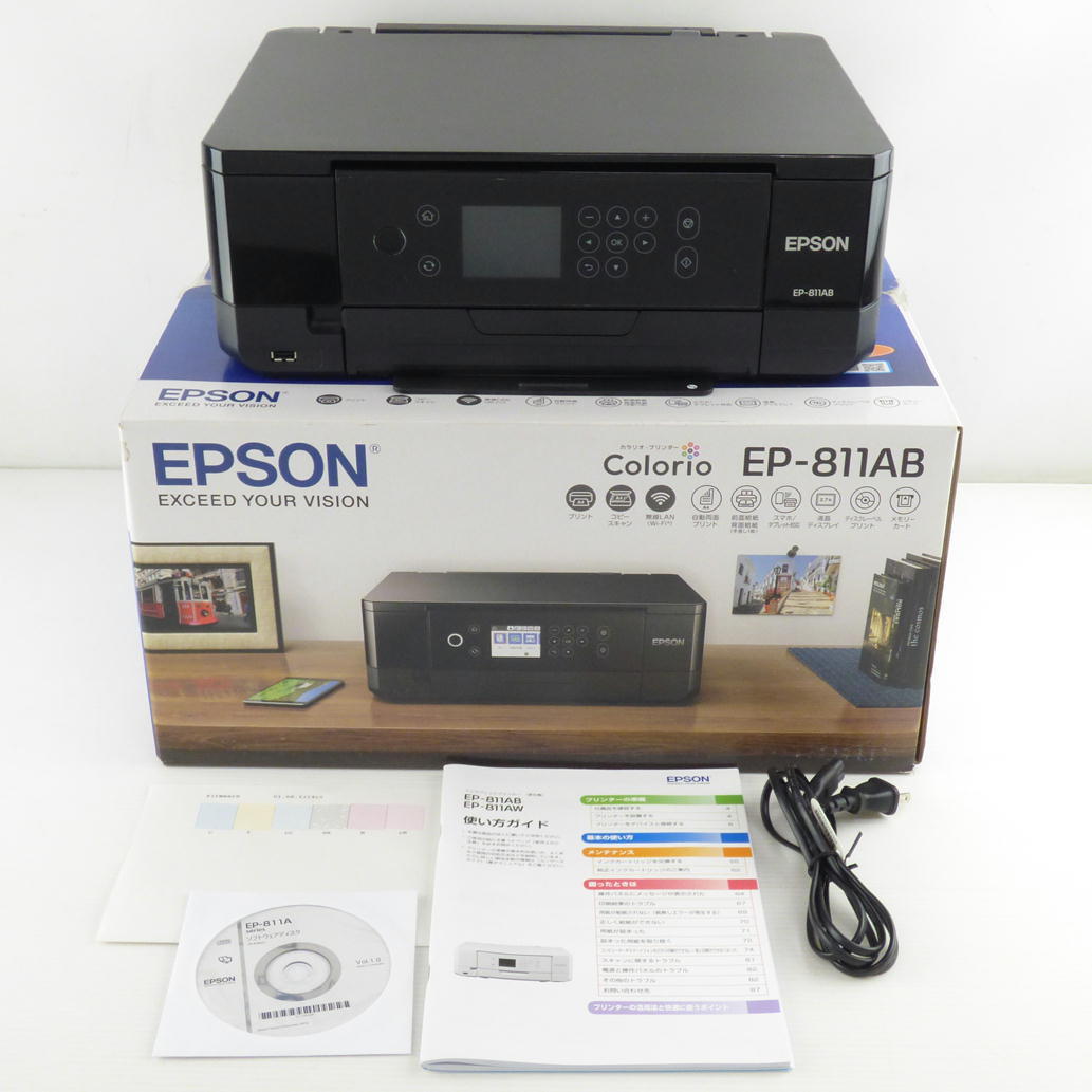 プリンター EP-811AB EPSON ジャンク インクジェット メルカリ 複合 