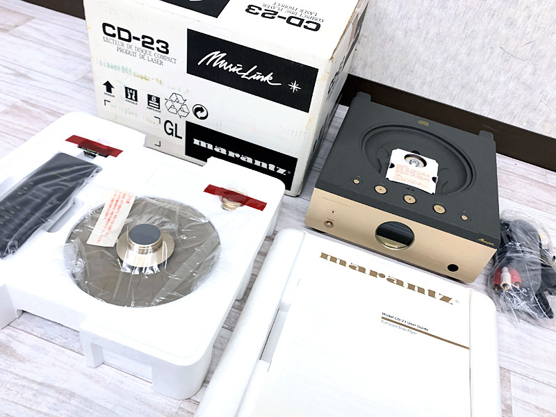 【安い，お買い得】 品 marantz Music Link CD-23 CDプレーヤー なべぶた マランツ ミュージックリンク(マランツ)｜売買されたオークション情報、yahooの商品情報をアーカイブ公開 - オークファン マランツ