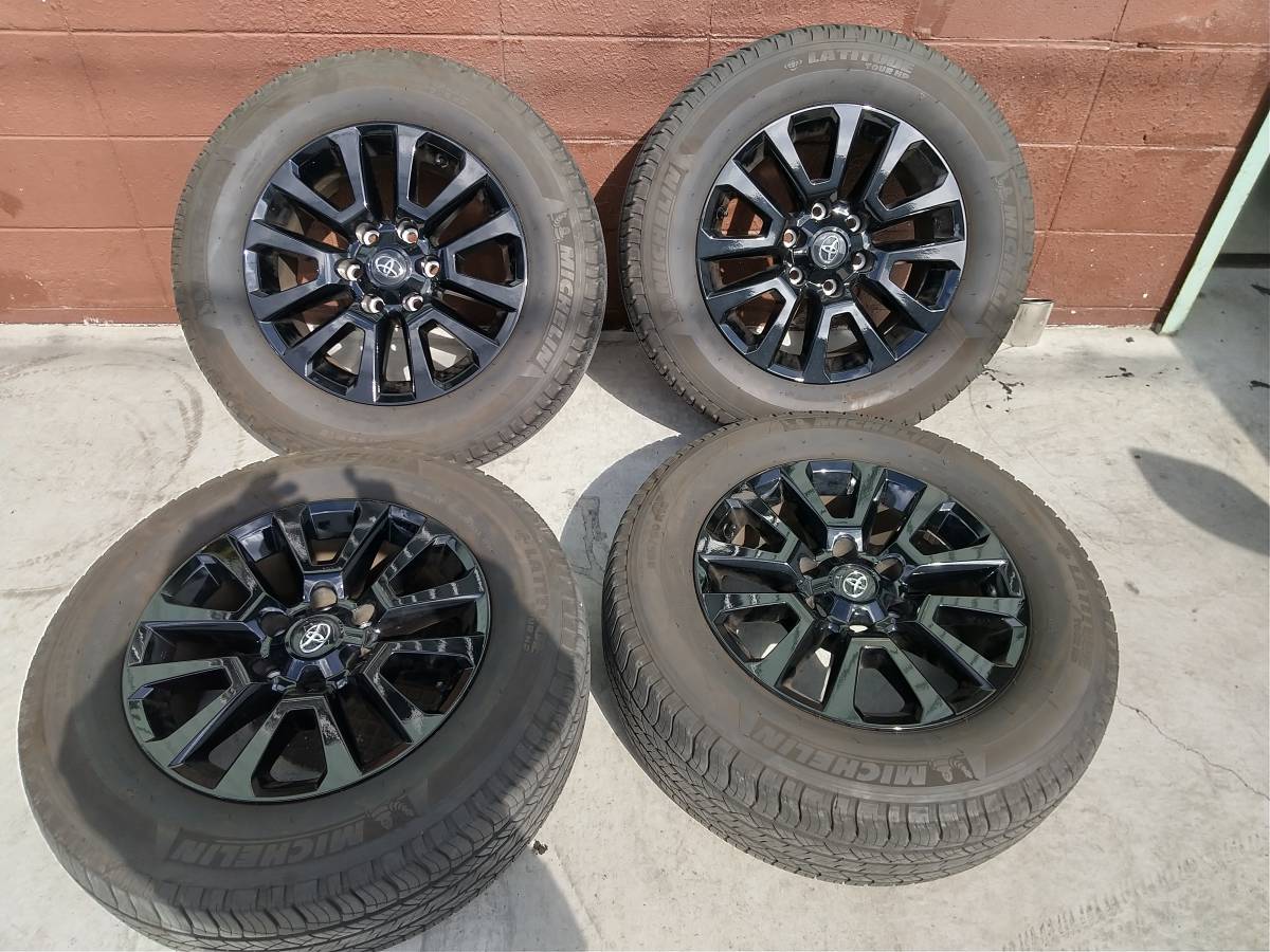 ランクル150プラド ブラックエディション 新車外し 純正アルミホイール  