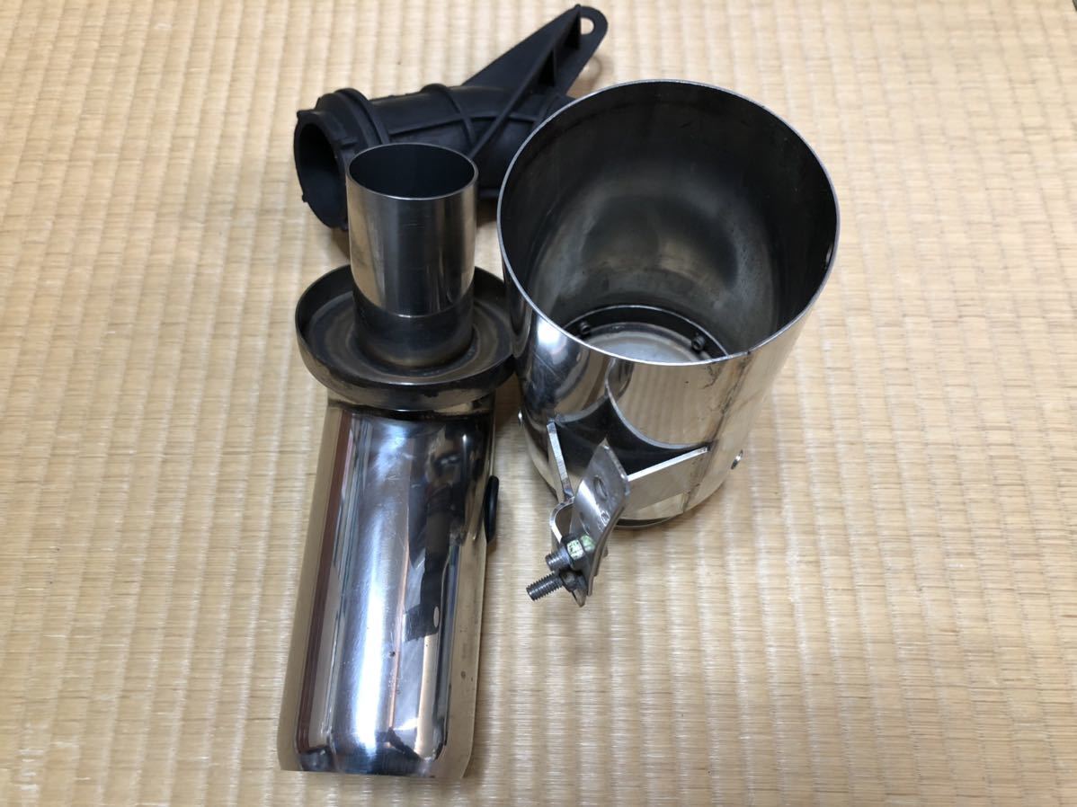 マジェスティ250/C SG03J ステンレス エアクリーナー 砲弾タイプ