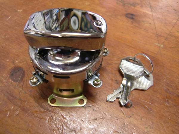 492237 クローム.イグニッションスイッチ　BT1936-1972年モデル（在庫あり