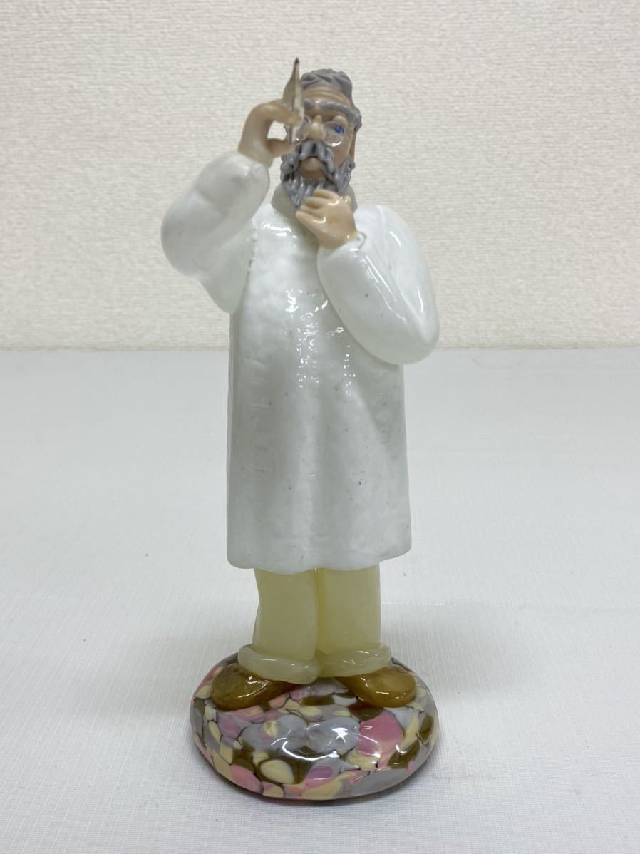 美品 Daum France ドームフランス クリスタルガラス 馬 置物 箱付き