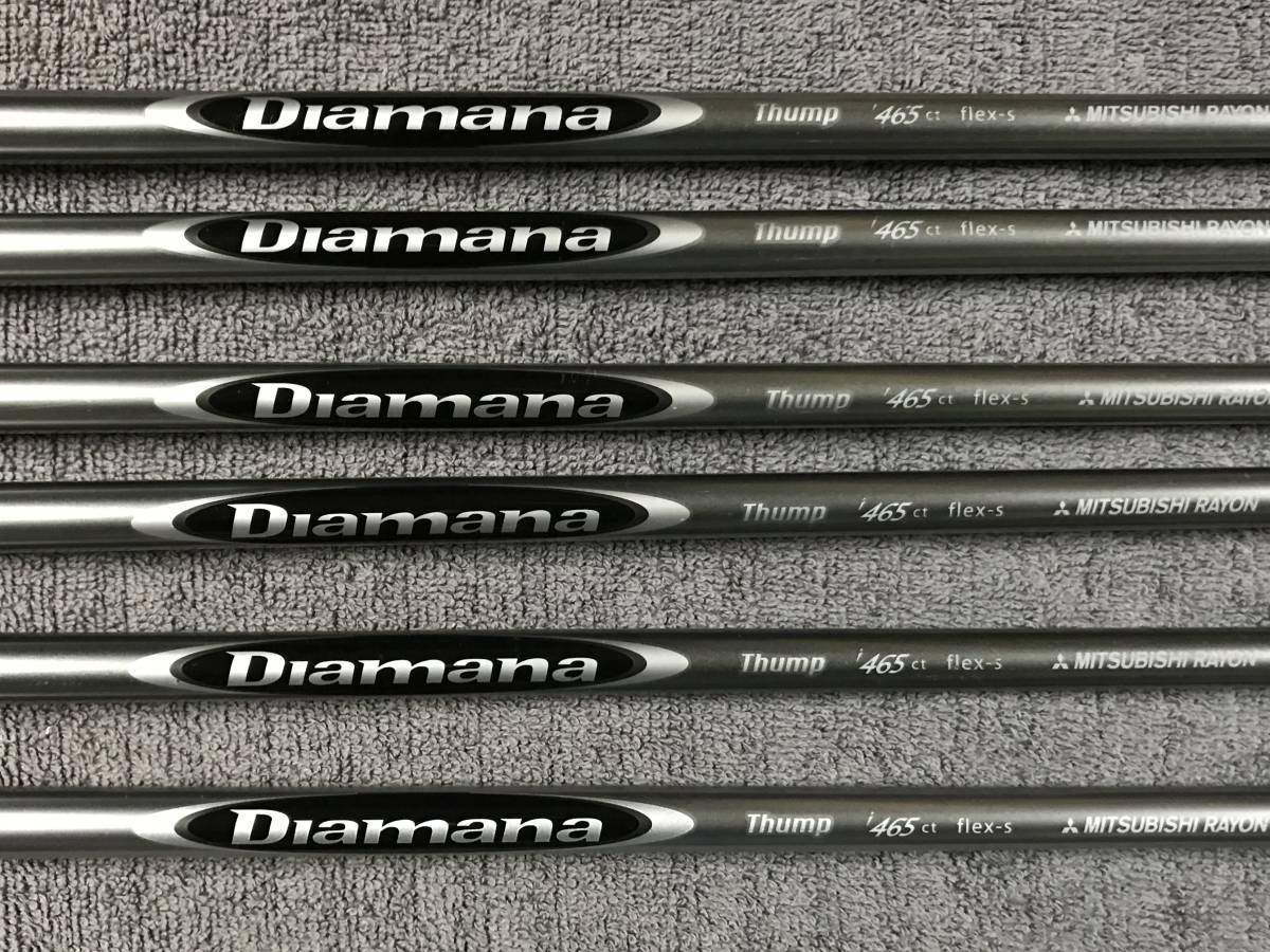 激レア ◇ ディアマナ サンプ i465 S ◇ 6本セット (5I～Pw 