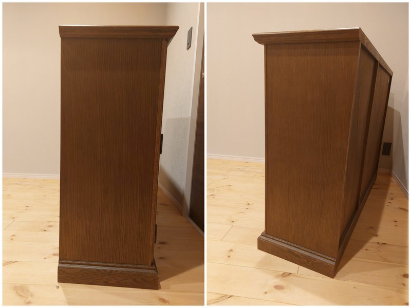 ◇美品/葉山ガーデン/葉山家具/サイドボード/花柄/キャビネット/飾り棚