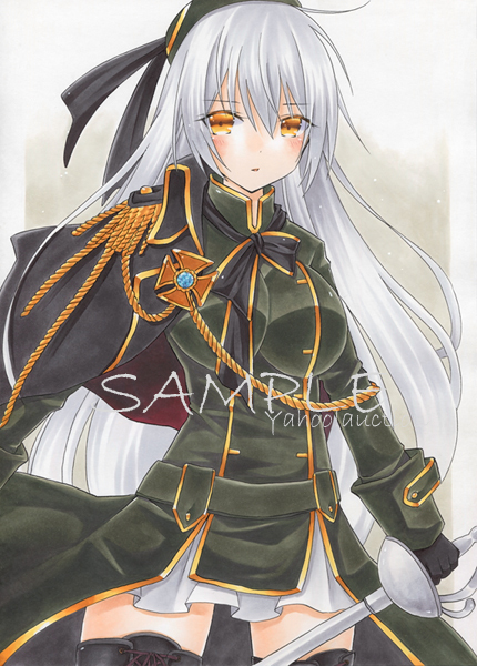 手描きイラスト オリジナル 軍服少女 手描きイラスト 売買されたオークション情報 Yahooの商品情報をアーカイブ公開 オークファン Aucfan Com