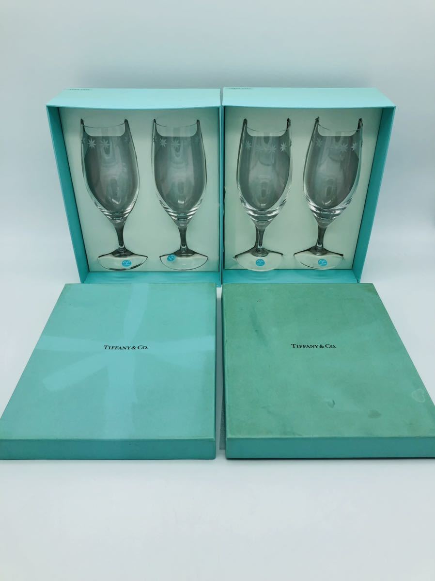 人気，限定セール TIFFANY&Co. ティファニー ルミナス ピルスナー ペアグラス シャンパングラス ワイングラス 箱劣化 2セット(ティファニー)｜売買されたオークション情報、yahooの商品情報をアーカイブ公開 - ティファニー