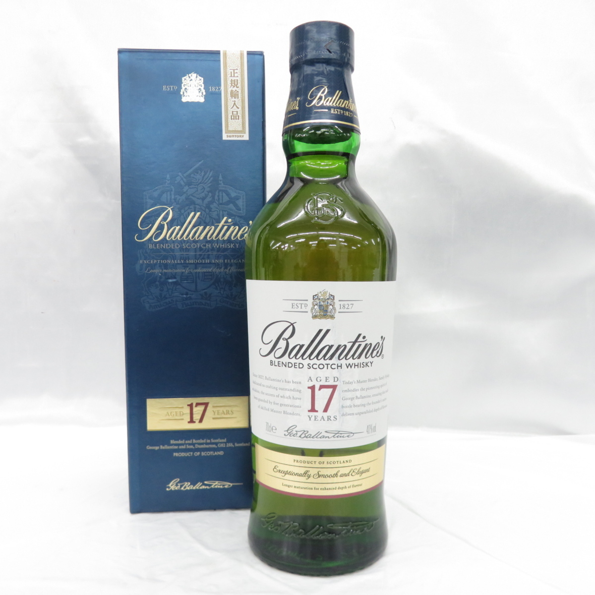 未開栓】Ballantine's バランタイン 17年 ウイスキー 700ml 40% 箱あり