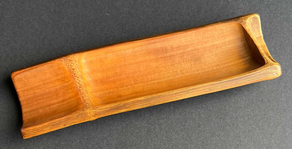 煎茶道具 茶量 茶合 仙媒 (風搖青玉枝)(木工、竹工芸)｜売買され 竹