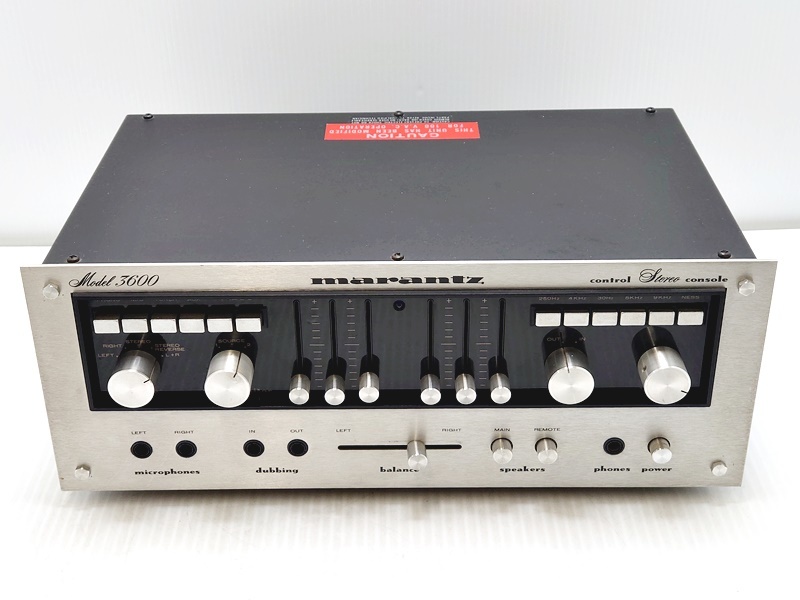 全国無料，2025 徳山 ジャンク marantz マランツ model 3600 コントロールアンプ 117V仕様 1939 H220219J05B JB19C(マランツ)｜売買されたオークション情報、yahooの商品情報をアーカイブ公開 - オークファン マランツ