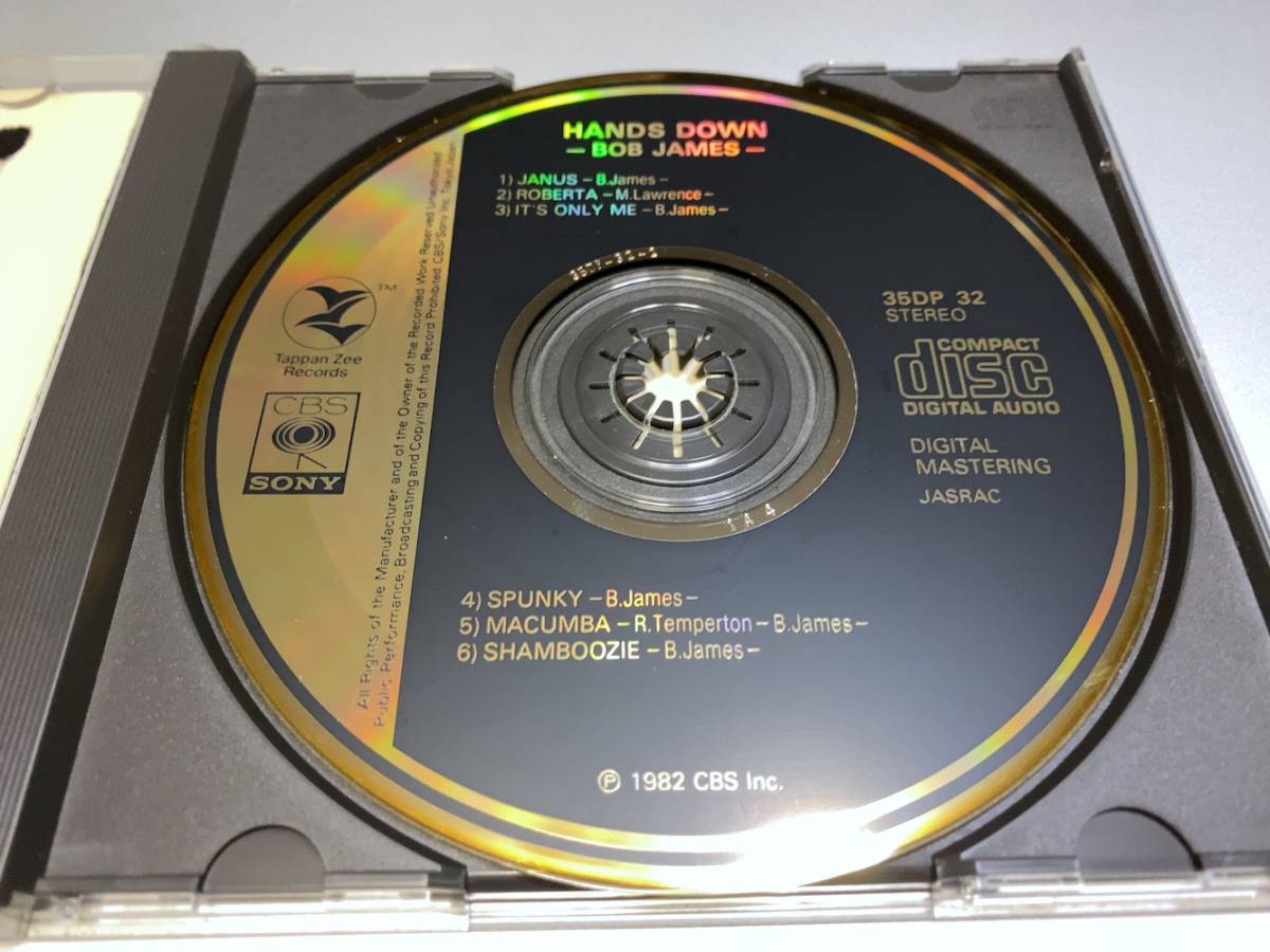 35DP-32 金レーベルCD ボブ・ジェームス / ハンズ・ダウン BOB JAMES 