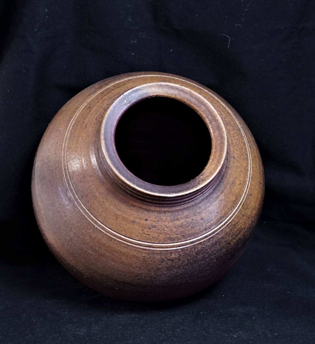 備前焼 佐藤圭秀作 茶入 木箱付き 茶道具 備前茶入（佐藤 圭秀作）共箱