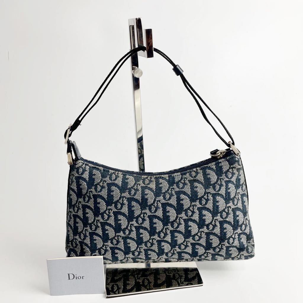 Dior トロッター アクセサリーポーチ ハンドバッグ ディオール □COCO