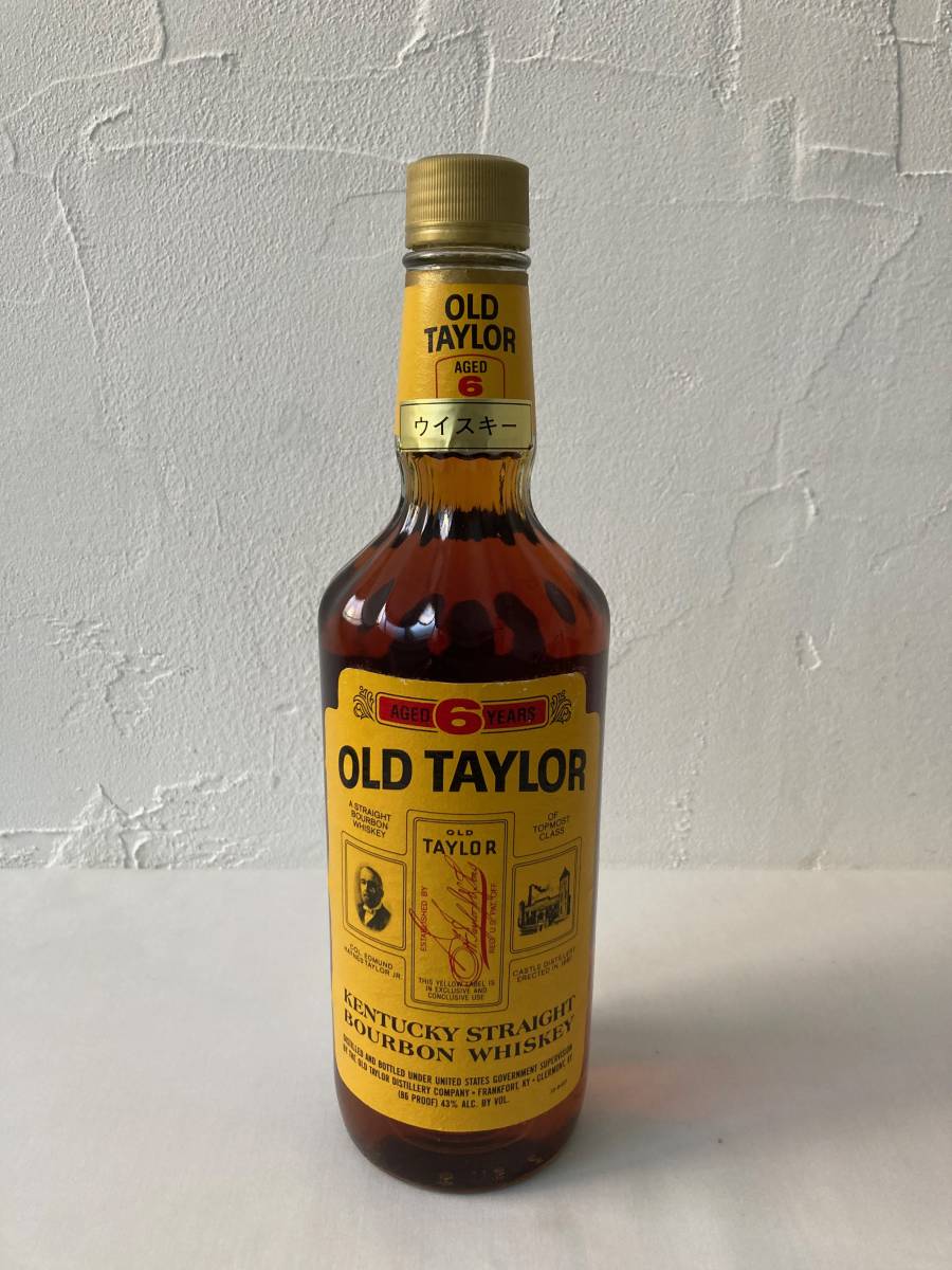 未開封 古酒 ウイスキー アメリカ オールドテイラー 6年 OLD TAYLOR