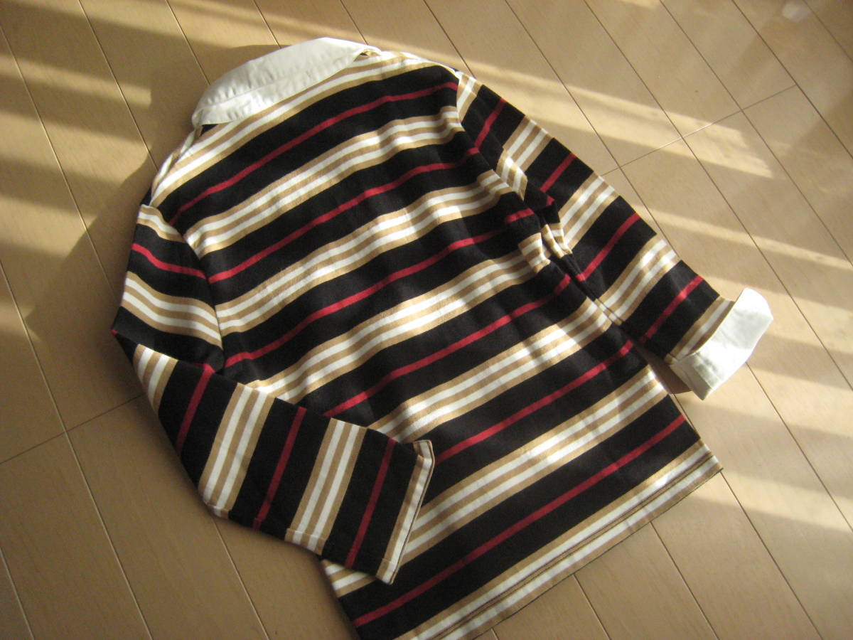 BURBERRY バーバリー 140センチ ラガーシャツ 7分袖 (長袖Tシャツ 