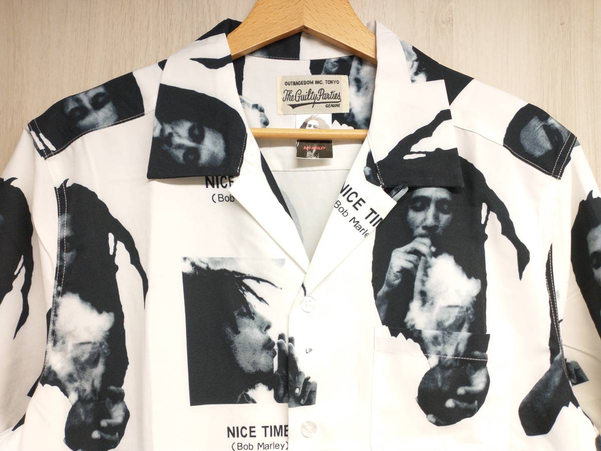 WACKO MARIA × BOB MARLEY HAWAIIAN SHIRT レーヨンアロハシャツ