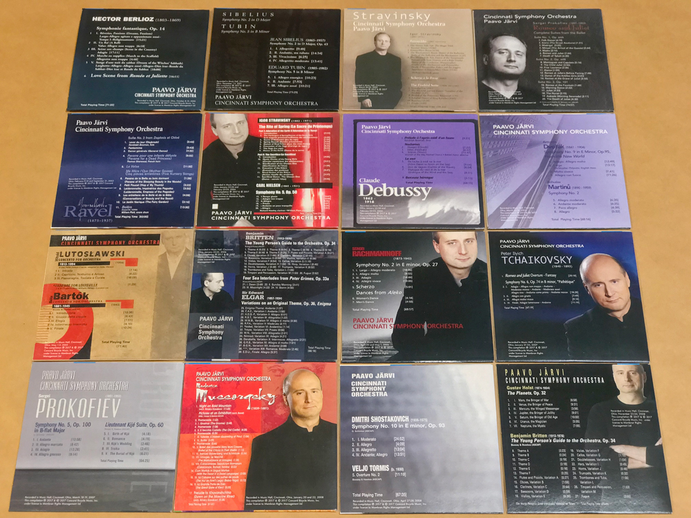 CD16枚組 美品 ★ Paavo Jarvi - Complete Telarc Recordings_6