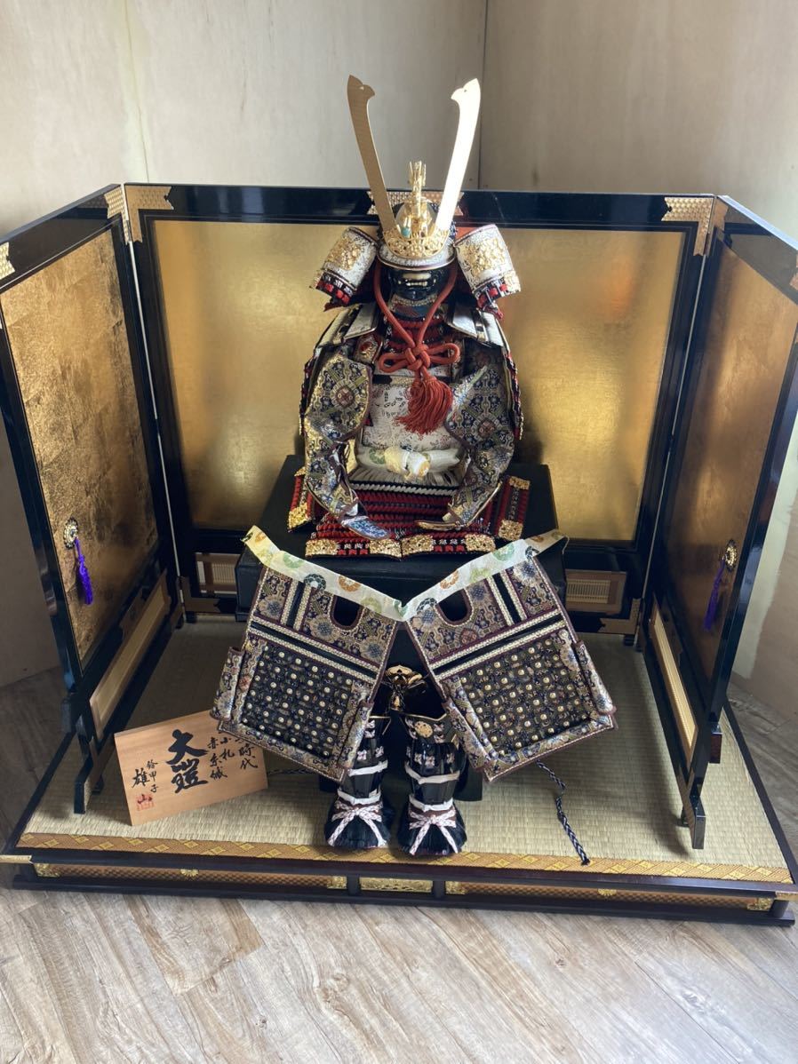 1号2階】五月人形 端午の節句 鎧兜子供の日 武者人形 年中行事高さ