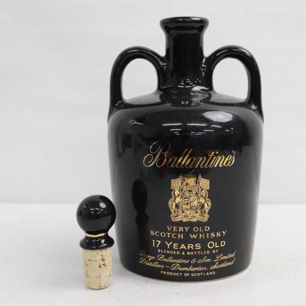 飲料・酒 未開栓 バランタイン 17年 スコッチウィスキー 750ml 43% 黒陶器