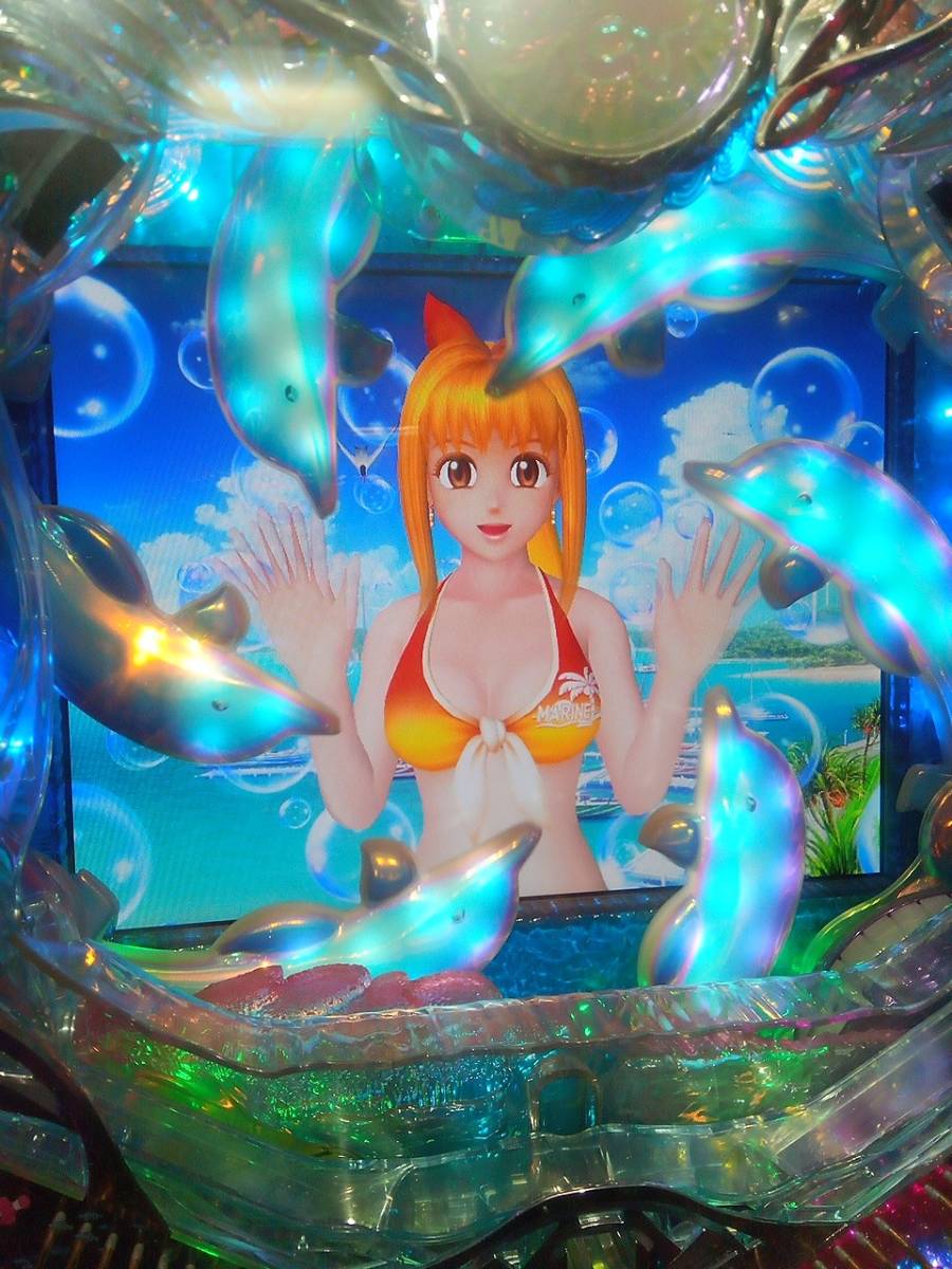 ○ 三洋 CRデラックス海物語 HMB 循環改造済み実機 1/368 ○(パチンコ 