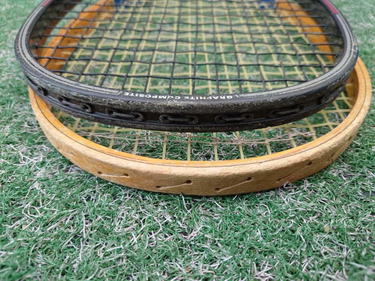 YONEX 軟式テニスラケット 2本セット ケース付 GRAINTOP TS-200