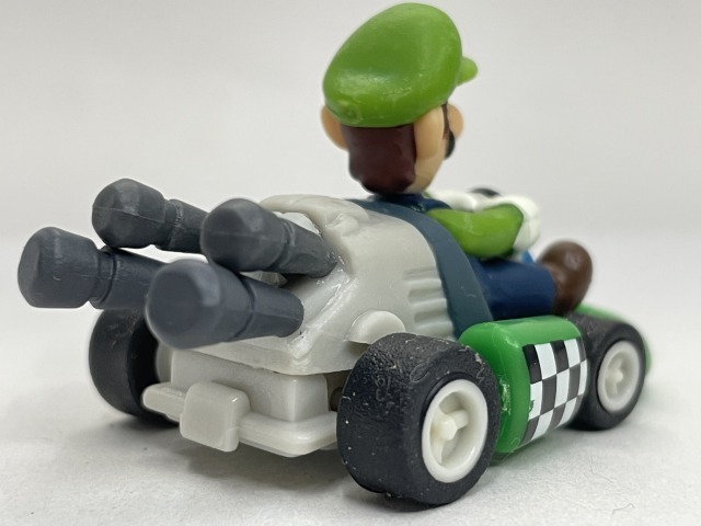 □☆サントリーボス マリオカートwiiプルバックカー ルイージ(スーパー