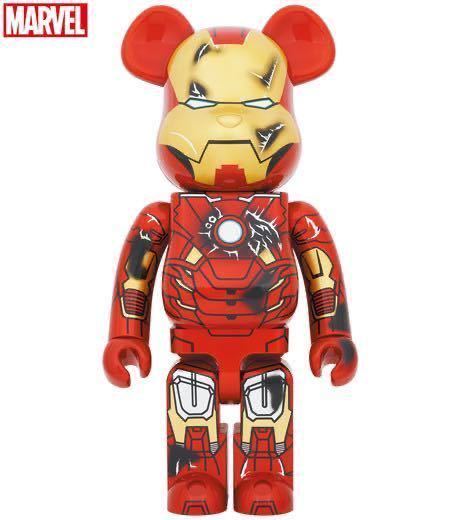 IRON MAN BE@RBRICK ＆ Be@rbrick 0 新品未使用/BE@RBRICK IRON MAN MARK