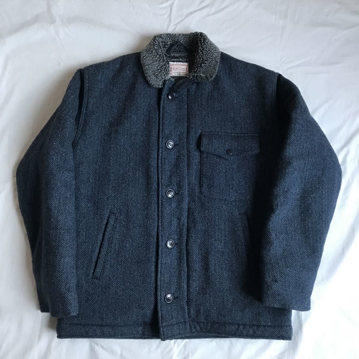 美品◎ BONCOURA デッキジャケット [デッドツイードヘリンボーン]38 