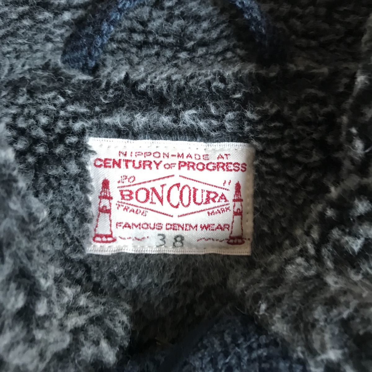 美品◎ BONCOURA デッキジャケット [デッドツイードヘリンボーン]38 