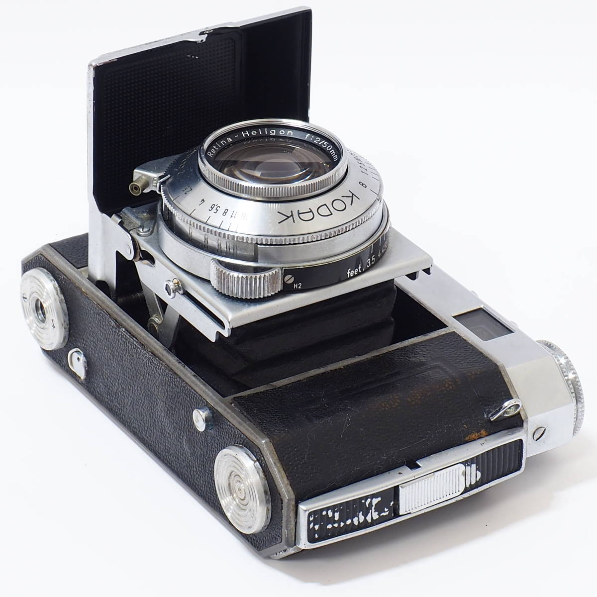 Kodak Retina IIa Rodenstock Retina-Heligon 50mm F2 A With SYNCHRO