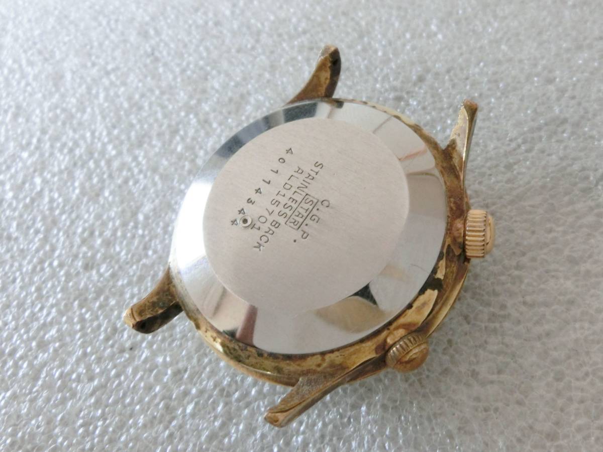 シチズン アラーム 手巻き パラショック 4ハンズ レア✨稼働 CITIZEN