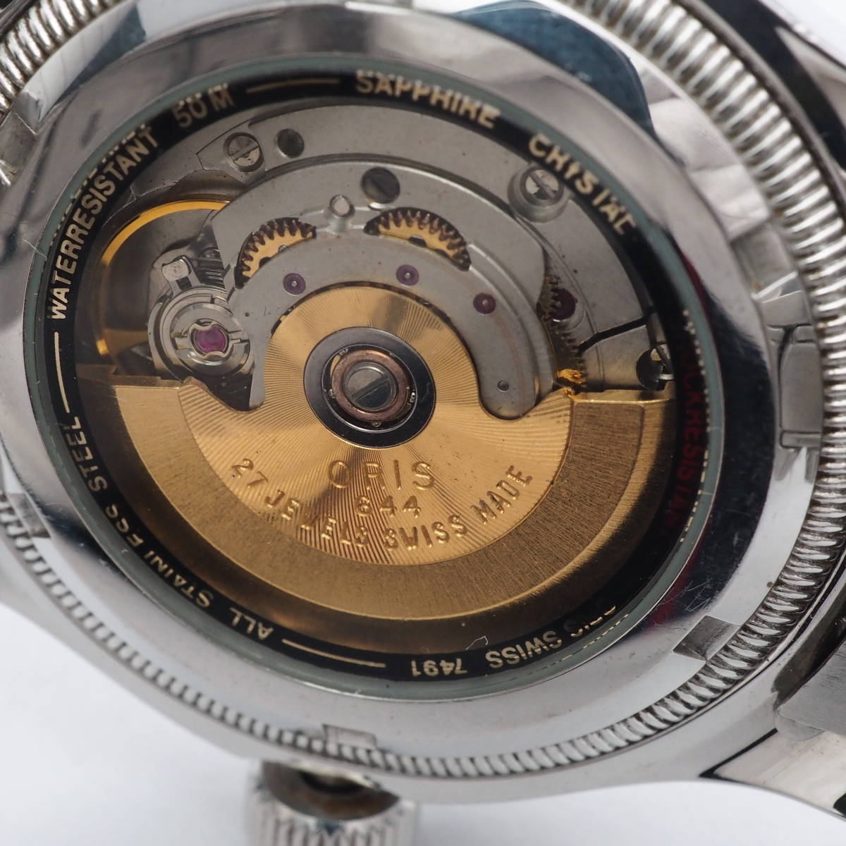 オリス ビッグブラウン ポインターデイト スモールセコンド スモセコ