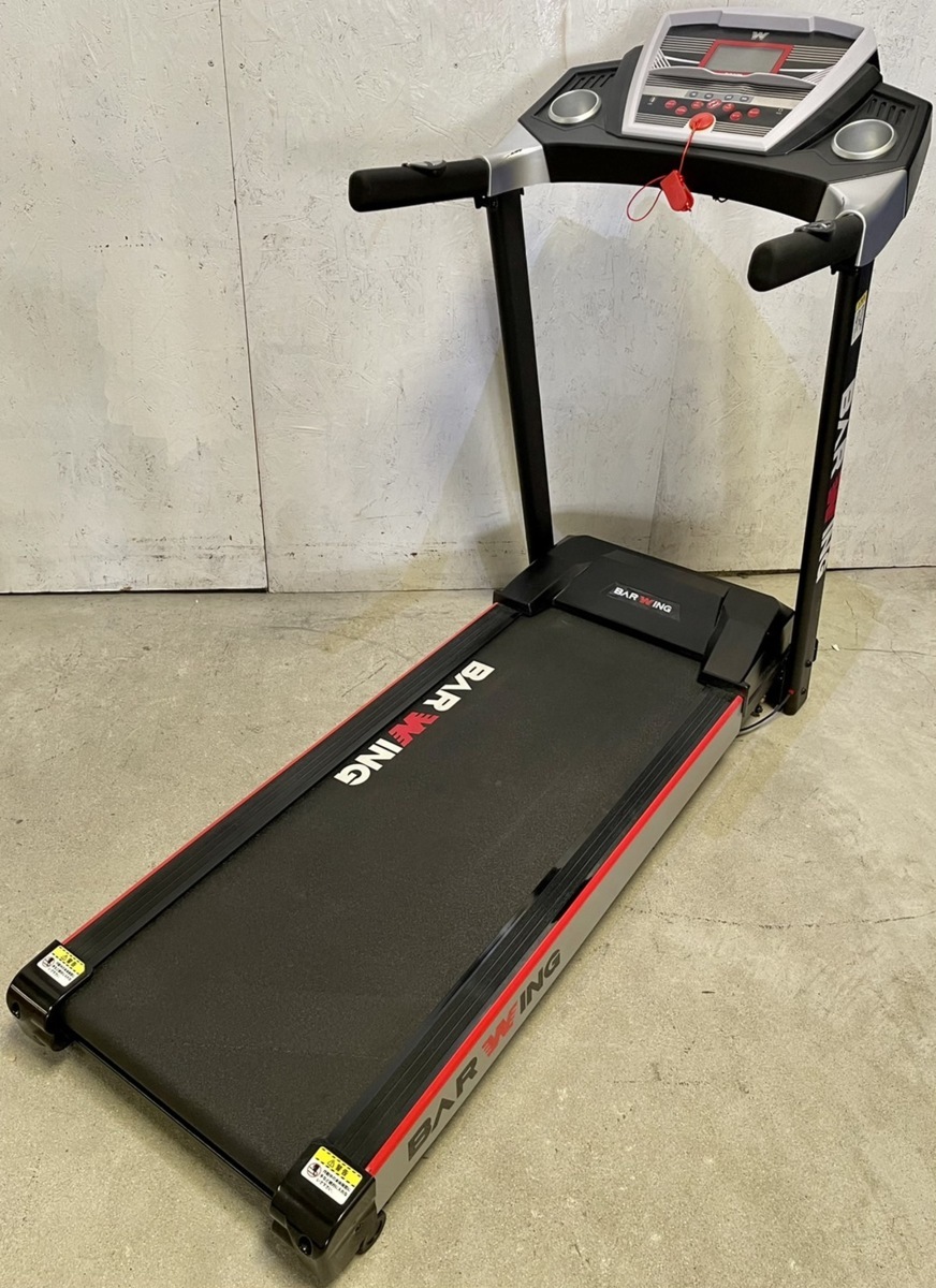 セール，人気SALE 東大阪発 BARWING/バーウィング 電動ルームランナー BW-SRM16 MAX16km/h WIDE設計 耐荷重130kg 傾斜角度3段階調整可能 ウォーキング(ランニングマシン、ウォーキングマシン)｜売買されたオークション ランニングマシン、ウォーキングマシン