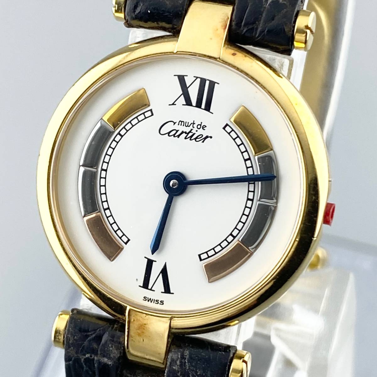 1円〜】CARTIER カルティエ 腕時計 レディース マストコリゼ 925 