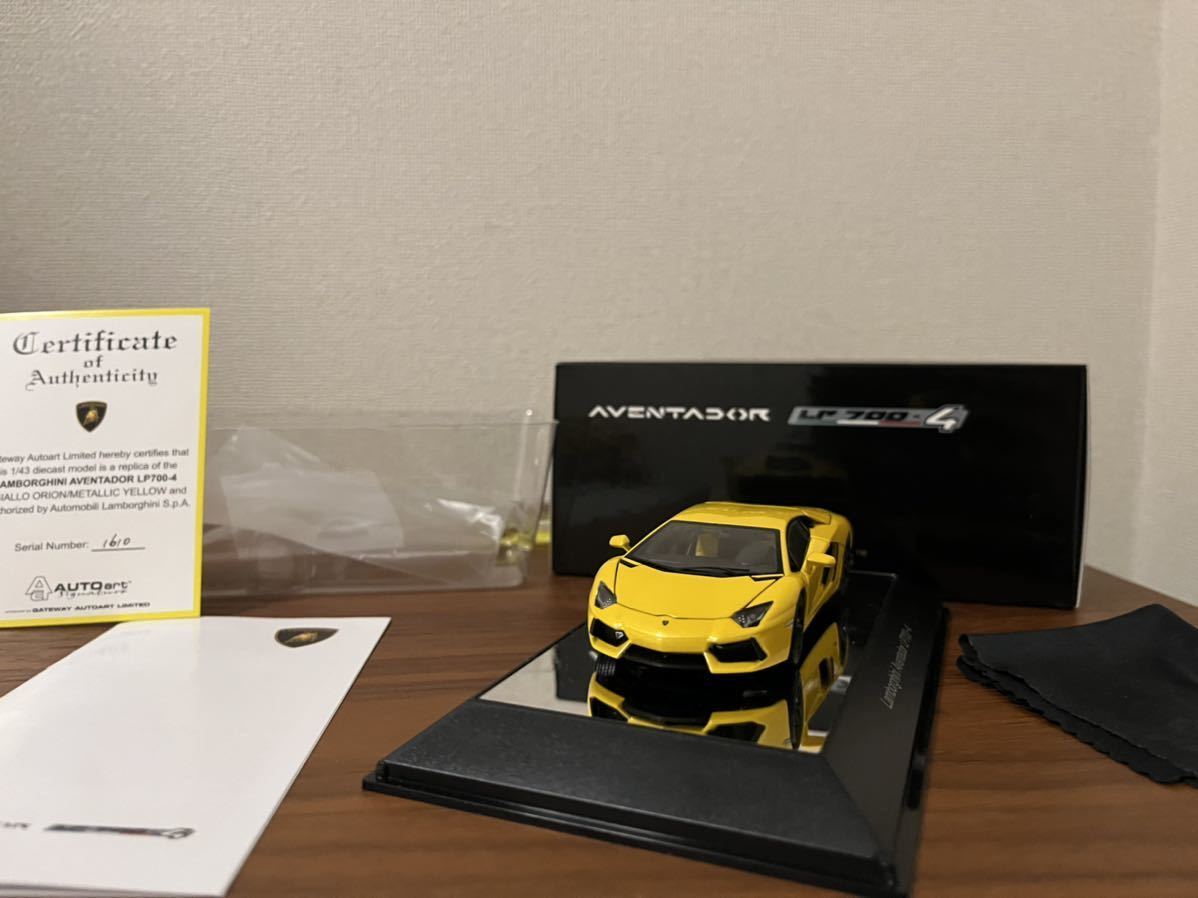新作送料無料 モデルカー アヴェンタドール オートアート プレゼント ミニカー ギフト 43 1 送料無料