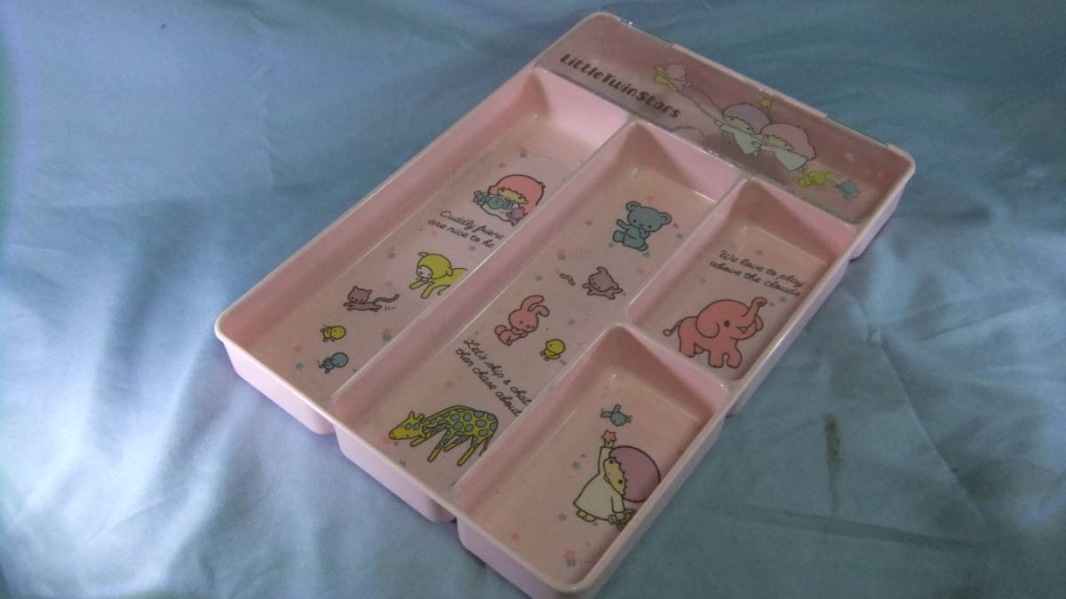 サンリオ リトルツインスターズ キキララ デスクトレー 1976年