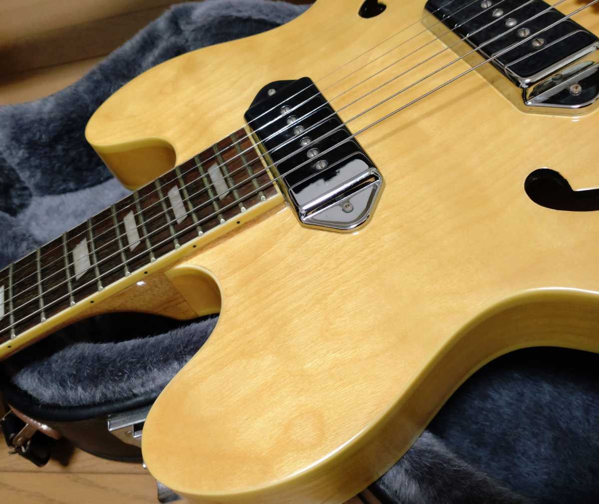 美品 エピフォン カジノ ナチュラル 2007年 Epiphone CASINO カスタム 