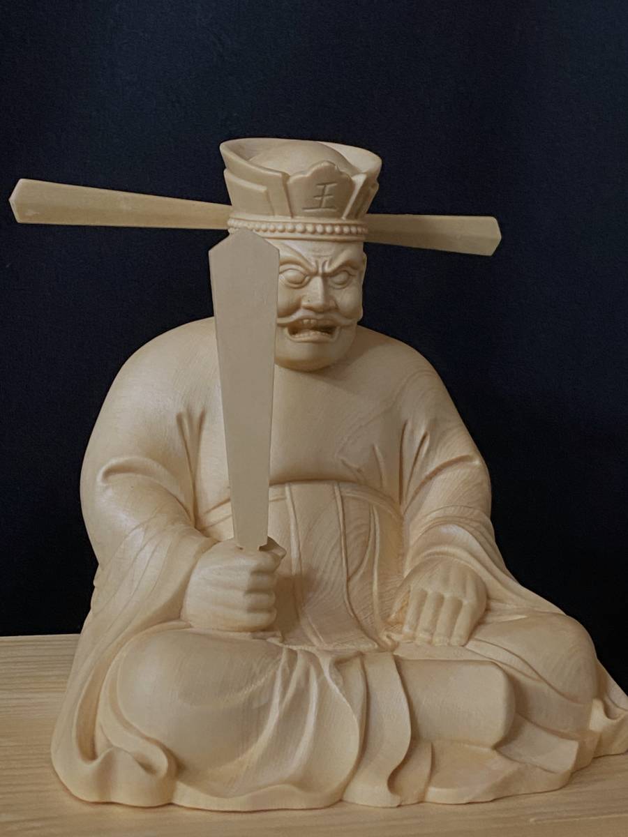 正規品，爆買い 井波彫刻 総檜材 仏教工芸品 木彫仏像 仏師手