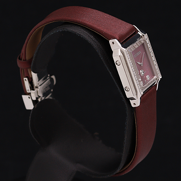 1円☆稼働◎正規美品【シチズン】ソーラー エル G620-S117780 スクエア  