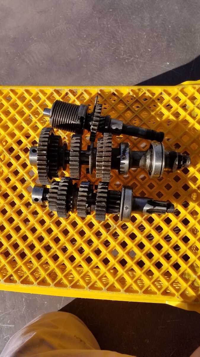 当時 KH400 ミッションassy ギヤ ギア カワサキ KH250 400SS 250SS 