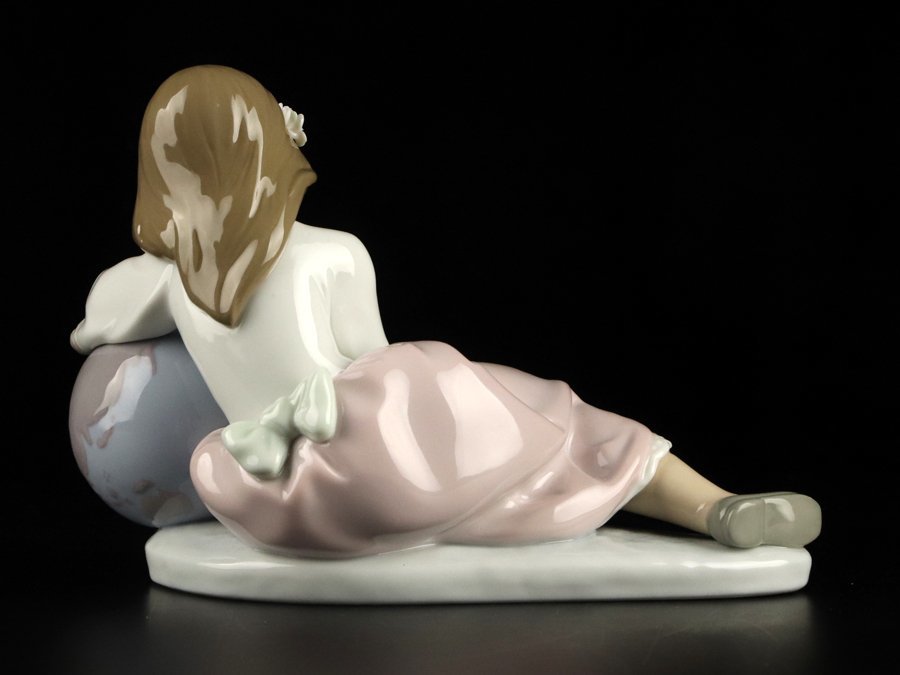 魁】本物保証 LLADRO リヤドロ 5943 「ビューティフルワールド」 横20 
