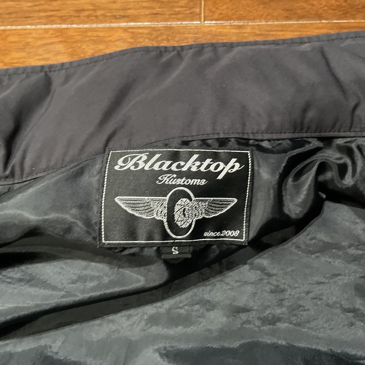 BLACKTOP MOTORCYCLEコーチジャケット ナイロンジャケット BLACK TOP 