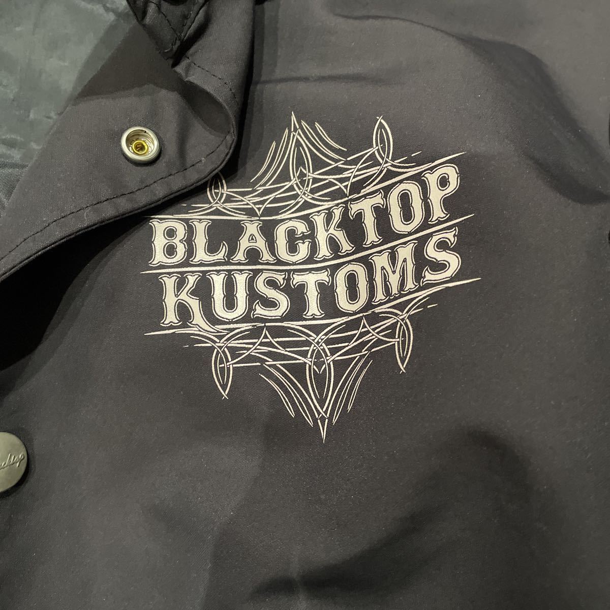 BLACKTOP MOTORCYCLEコーチジャケット ナイロンジャケット BLACK TOP 