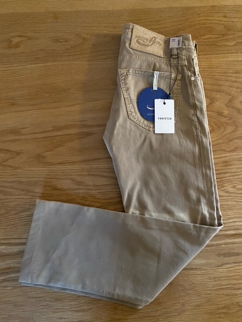 新品 JACOB COHEN ヤコブコーエン 622 コットンストレッチ パンツ 30 