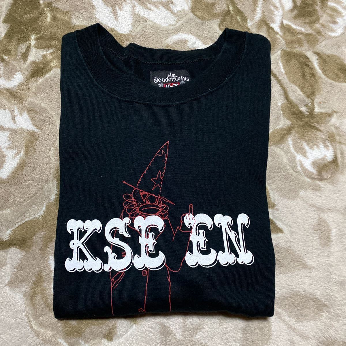 激レア TENDERLOIN テンダーロイン KSEVEN L/S tee ロンt tシャツ 黒 