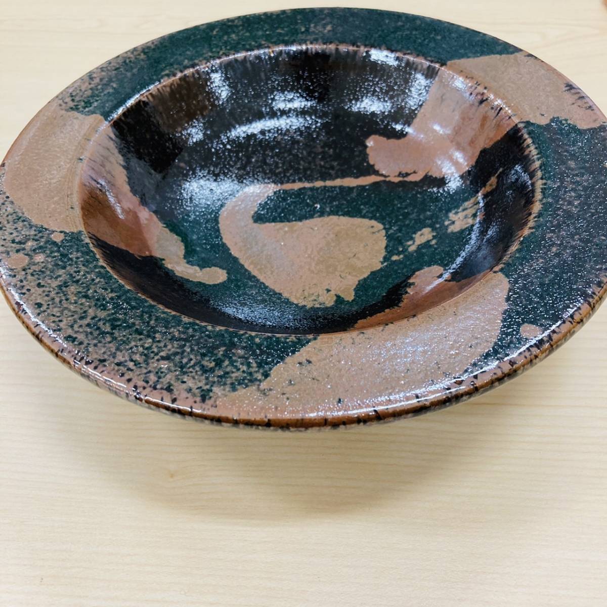 【快】椋木春水（英三）造”笹絵鉢”　5客（師　河井寛次郎） 椋木英三 共箱 黒釉鉢 在銘 在判 箱書 椋木春水】民藝/民芸/器/焼物