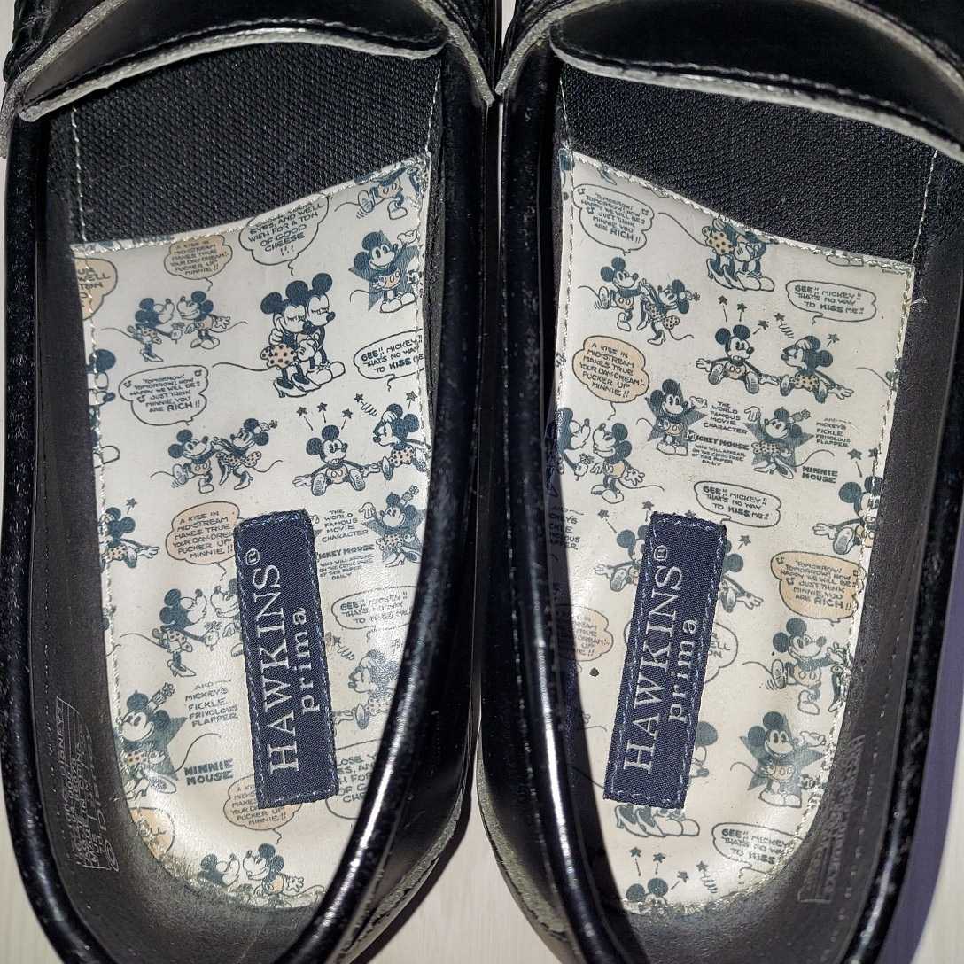 Hawkins Prima ホーキンス プリマ ローファー 女の子用 女子高校生ディズニー ミッキー ミニー 24 5eee 黒色 24 5cm 売買されたオークション情報 Yahooの商品情報をアーカイブ公開 オークファン Aucfan Com