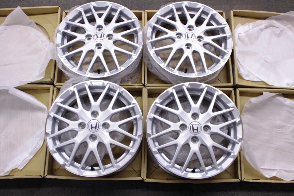 【定番，人気セール】 HONDA ホンダ N-BOXカスタム 純正 15インチ アルミホイール PCD 100 4H 4.5J ＋45 56mm 4本セット &int;U1016(純正品)｜売買されたオークション情報、yahooの商品情報をアーカイブ公開 - オークファン 4穴