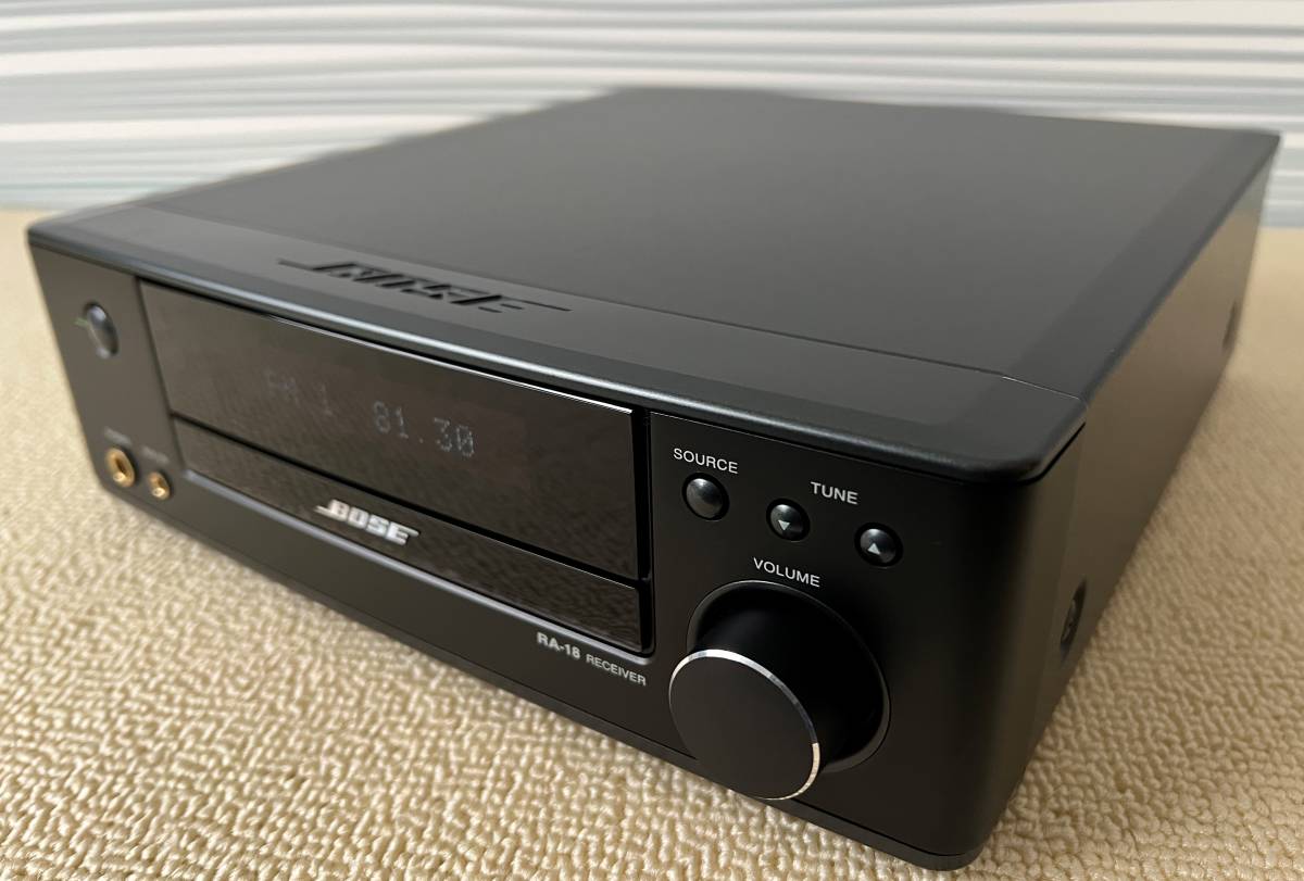 Bose RA-18 オーディオ機器 ブラック 美品/動作OK】ステレオレシーバー/チューナーアンプ/BOSE RA-18