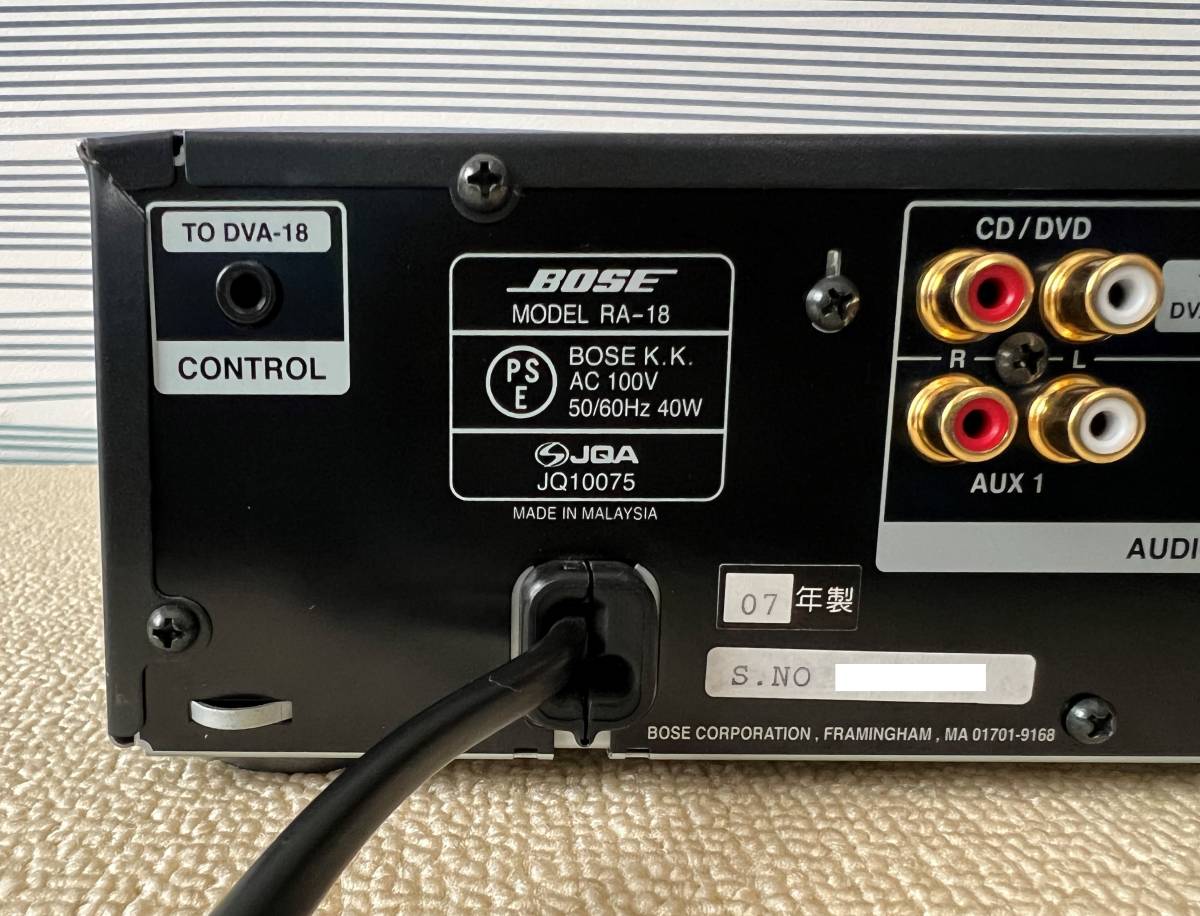 RA-18 BOSE レシーバー RA-18