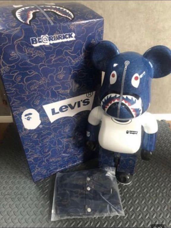 BE@RBRICK BAPE × Levi's levis 1000％ ベアブリック ベイプ エイプ リーバイス メディコムトイ MEDICOM TOY A BATHING APE _2